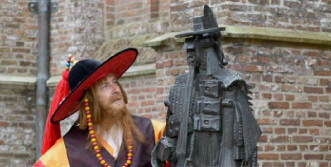 Standbeeld Jan Jaszn. Weltevree
